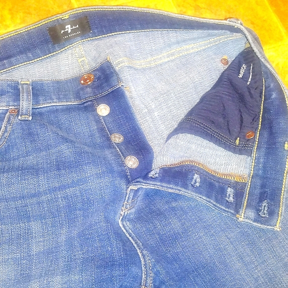 NWOT Seven for all Mankind Josephine style jeans-size 28 - Picture 3 of 8